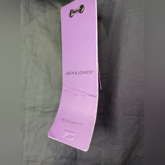 Men's Black Dress Shirt With Rivet Collar By Jack And Jones - Picture 4 of 8